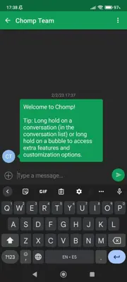 Chomp SMS android App screenshot 2